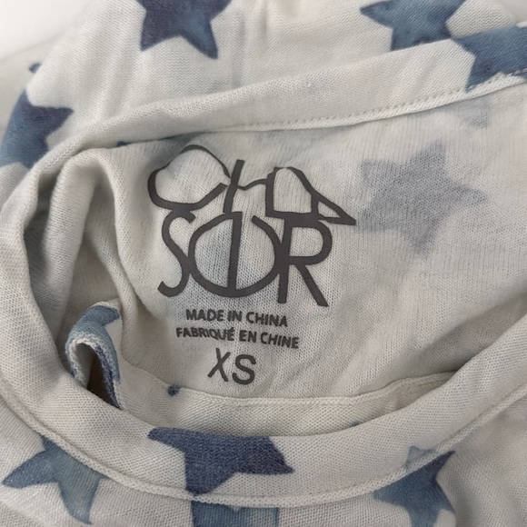 NWT Chaser | Long sleeve star cutout shirt | XS - Picture 5 of 7